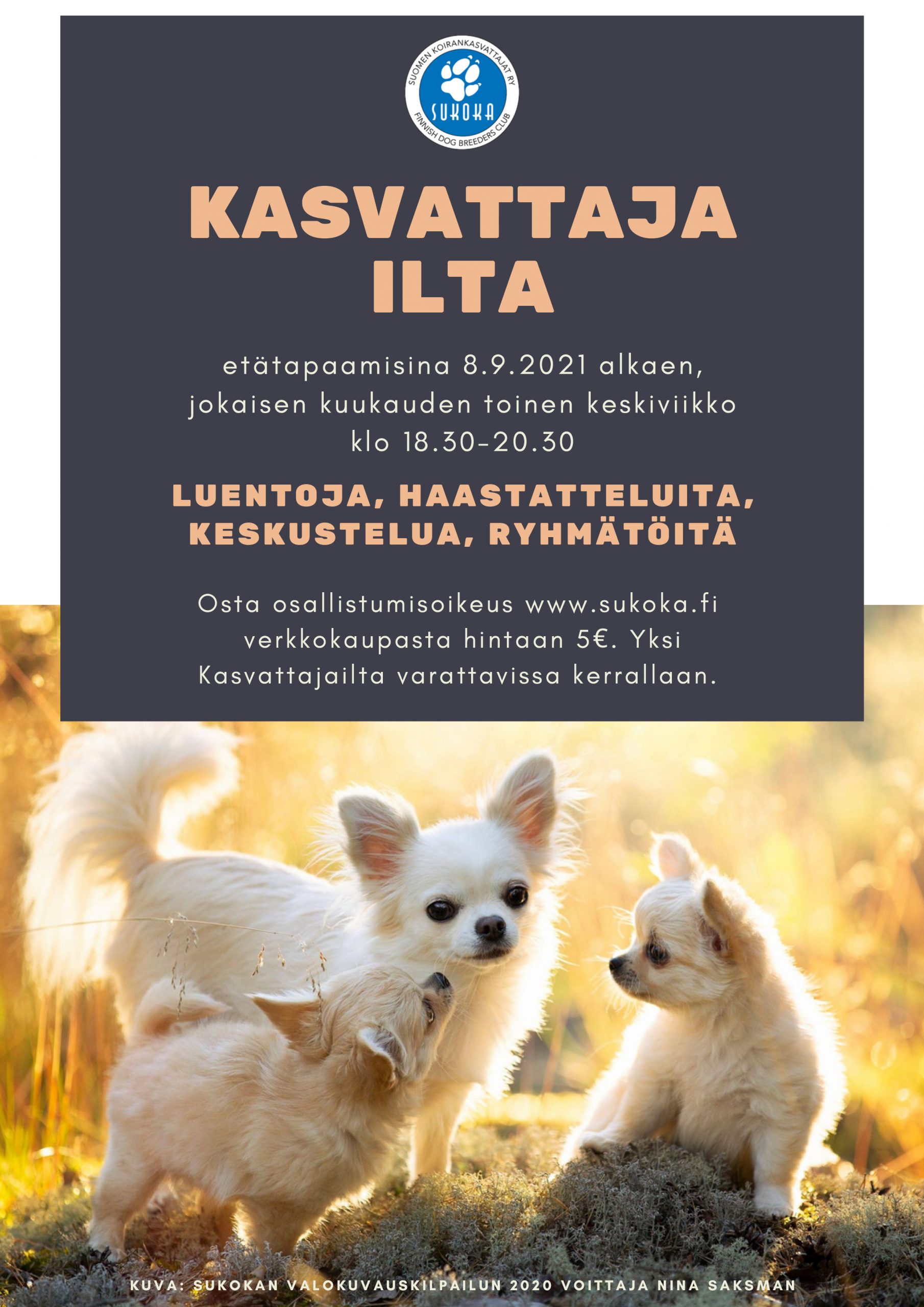 Saimme avattua lisää paikkoja ensimmäiseen Kasvattajailtaan!